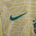 2024 Kids Brazil Home Kids Yellow Jersey Kit short sleeve (Shirt + Short + Socks)-5070469