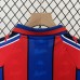 Retro 08/09 Kids Barcelona Home Red Blue Kids Jersey Kit short sleeve (Shirt + Short)-5246232