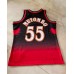Atlanta Hawks 55# Mutombo Red Black NBA Jersey-4490834