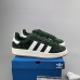  Campus 00s Dark Green Running Shoes-Green/White-3024779