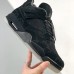 Air Jordan 4 Retro x Kaws Black High Running Shoes-All Black-1452048
