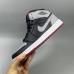 Air Jordan 1 Mid Bred Shadow High Running Shoes-Black/Gray-393306