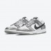 Dunk Low Golden Gals Metallic Silver Running Shoes-Silver/White-9638940