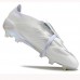 Predator 24 Pro Firm Ground Soccer Cleats Soccer Shoes-White/Silver-9659961