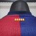 24/25 Barcelona Special Edition Navy Blue Red Jersey Kit Long sleeve (Player Version)-4205899