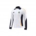24/25 Real Madrid White Navy Blue Edition Classic Jacket Training Suit (Top+Pant)-9835319