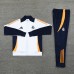 24/25 Real Madrid White Navy Blue Edition Classic Jacket Training Suit (Top+Pant)-9835319