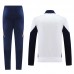 24/25 Real Madrid White Navy Blue Edition Classic Jacket Training Suit (Top+Pant)-9835319