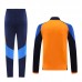 24/25 Juventus Orange Navy Blue Edition Classic Jacket Training Suit (Top+Pant)-4410319