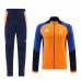 24/25 Juventus Orange Navy Blue Edition Classic Jacket Training Suit (Top+Pant)-4410319
