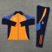 24/25 Juventus Orange Navy Blue Edition Classic Jacket Training Suit (Top+Pant)-4410319