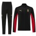 24/25 AC Milan Black Red Edition Classic Jacket Training Suit (Top+Pant)-1338710