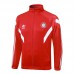 24/25 Bayern Munich Red White Edition Classic Jacket Training Suit (Top+Pant)-7692519