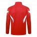 24/25 Bayern Munich Red White Edition Classic Jacket Training Suit (Top+Pant)-7692519