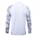 24/25 Real Madrid White Gray Edition Classic Jacket Training Suit (Top+Pant)-1104014
