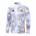 24/25 Real Madrid White Gray Edition Classic Jacket Training Suit (Top+Pant)-1104014
