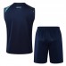 24/25 Napoli Navy Blue Training jersey Kit Sleeveless Vest (Vest + Short)-9918648