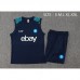 24/25 Napoli Navy Blue Training jersey Kit Sleeveless Vest (Vest + Short)-9918648