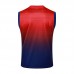 24/25 Paris Saint-Germain PSG Navy Blue Red Training jersey Kit Sleeveless Vest (Vest + Short)-8091168