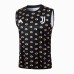 24/25 Juventus Black Training jersey Kit Sleeveless Vest (Vest + Short)-6856546