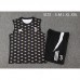 24/25 Juventus Black Training jersey Kit Sleeveless Vest (Vest + Short)-6856546
