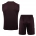 24/25 Bayern Munich Wine Red Training jersey Kit Sleeveless Vest (Vest + Short)-2628523