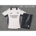 24/25 Real Madrid Training Khkai Gray Jersey Kit short Sleeve (Shirt + Short)-4736408