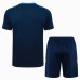 24/25 Juventus Training Navy Blue Jersey Kit short Sleeve (Shirt + Short)-2963114