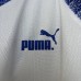Retro 97/98 Hummel Tenerife Home White Blue Jersey Kit Short Sleeve-9443607