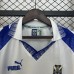 Retro 97/98 Hummel Tenerife Home White Blue Jersey Kit Short Sleeve-9443607