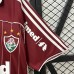 Retro 07/08 Fluminense Third Away Red Jersey Kit Short Sleeve-3768607