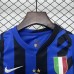 24/25 Kids Inter Milan Home Blue Black Kids Jersey Kit short sleeve (Shirt + Short)-2526215
