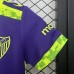 24/25 Kids Málaga Away Purple Green Kids Jersey Kit short sleeve (Shirt + Short)-2381488