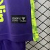 24/25 Kids Málaga Away Purple Green Kids Jersey Kit short sleeve (Shirt + Short)-2381488