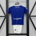 24/25 Kids Real Oviedo Home Blue Kids Jersey Kit short sleeve (Shirt + Short)-7192563