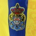 Retro 97/98 Hummel Las Palmas Away Yellow Blue Jersey Kit Short Sleeve-5489305