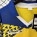 Retro 91/92 Cadiz Home Yellow Blue Jersey Kit Short Sleeve-1942929
