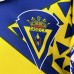 Retro 91/92 Cadiz Home Yellow Blue Jersey Kit Short Sleeve-3179834