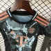 24/25 Kids Bayern Munich Away Blue Black Kids Jersey Kit short sleeve (Shirt + Short)-9089302