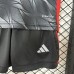 24/25 Kids Flamengo Third Away Gray Black Kids Jersey Kit short sleeve (Shirt + Short)-5550752