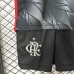 24/25 Kids Flamengo Third Away Gray Black Kids Jersey Kit short sleeve (Shirt + Short)-5550752