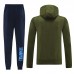 24/25 Napoli Army Green Hooded Edition Classic Jacket Training Suit (Top+Pant)-5971255