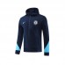 24/25 Chelsea Navy Blue Hooded Edition Classic Jacket Training Suit (Top+Pant)-3507388