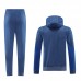 24/25 Inter Milan Navy Blue Hooded Edition Classic Jacket Training Suit (Top+Pant)-3301083