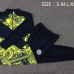 24/25 Manchester City Yellow Navy Blue Edition Classic Jacket Training Suit (Top+Pant)-2987740