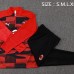 24/25 AC Milan Red Black Edition Classic Jacket Training Suit (Top+Pant)-6783059