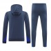 24/25 Inter Milan Gray Hooded Edition Classic Jacket Training Suit (Sweatshirt+Pant)-6310525