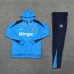 24/25 Chelsea Blue Hooded Edition Classic Jacket Training Suit (Sweatshirt+Pant)-9784309