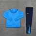 24/25 Chelsea Blue Hooded Edition Classic Jacket Training Suit (Sweatshirt+Pant)-9784309