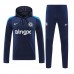 24/25 Chelsea Navy Blue Hooded Edition Classic Jacket Training Suit (Sweatshirt+Pant)-9368196